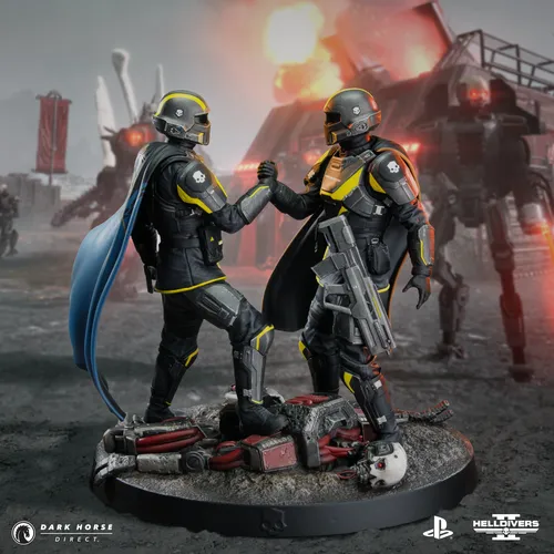 Dark Horse Direct, Sony Interactive Entertainment, and Arrowhead Game Studios present the exclusive Helldivers 2: Protectors of Democracy Premium Statue